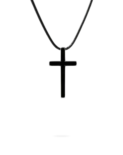 Sale Bijou Brigitte Collana da uomo - Dark Cross