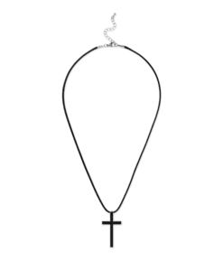 Sale Bijou Brigitte Collana da uomo - Dark Cross