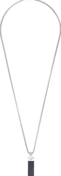 Clearance Bijou Brigitte Collana da uomo - Dark Plate