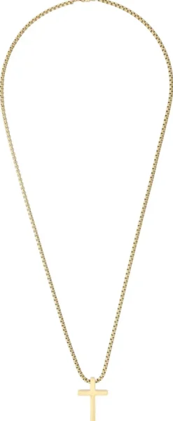 New Bijou Brigitte Collana da uomo - Golden Cross