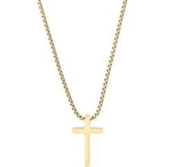 New Bijou Brigitte Collana da uomo - Golden Cross