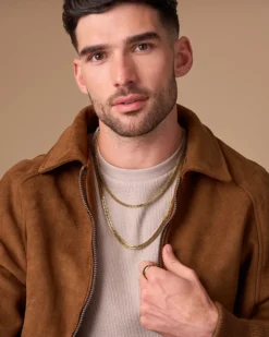 Discount Bijou Brigitte Collana da uomo - Golden Vibe