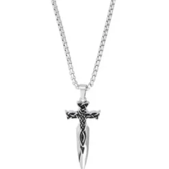 Online Bijou Brigitte Collana da uomo - Hard Cross