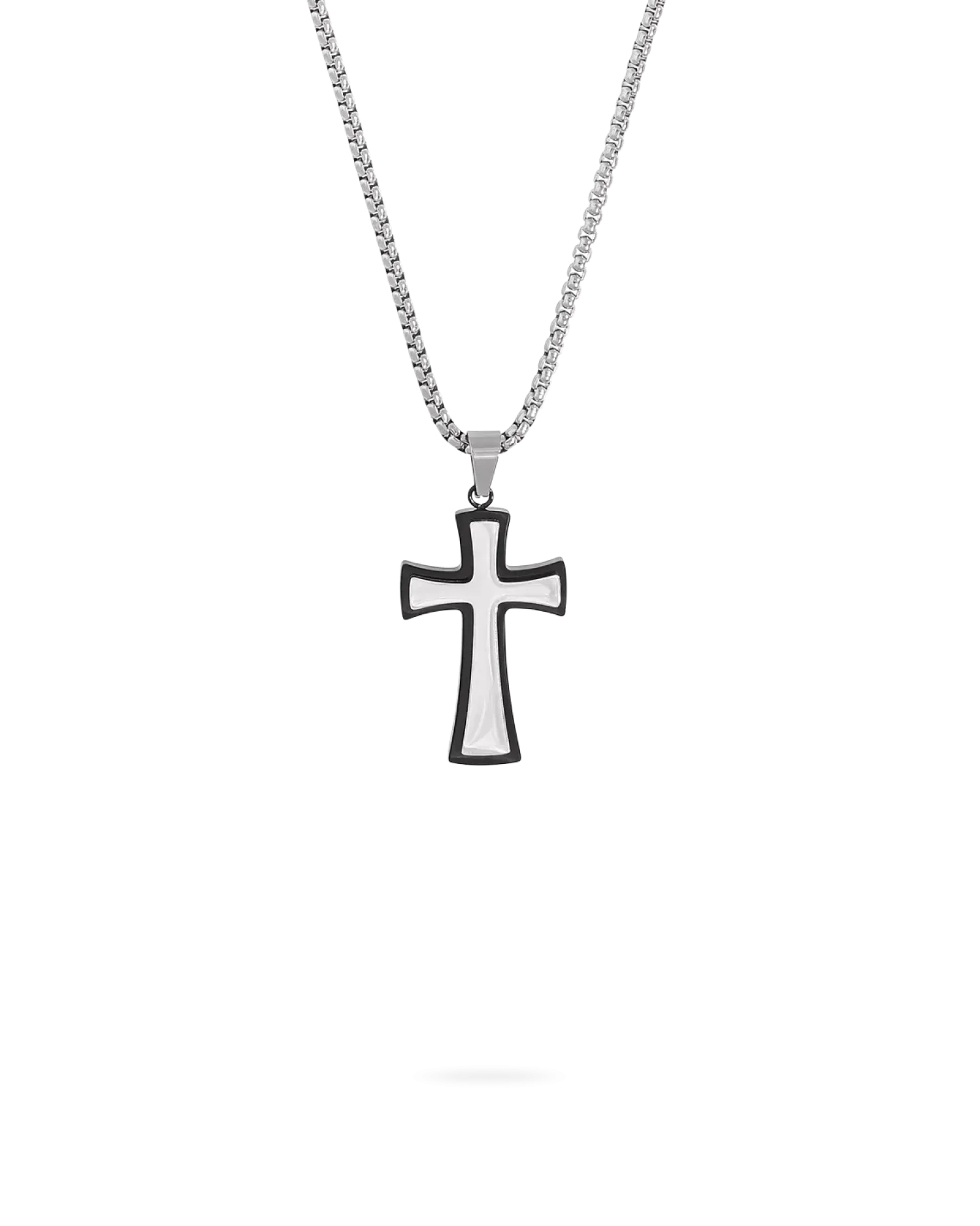 Hot Bijou Brigitte Collana da uomo - Shiny Cross