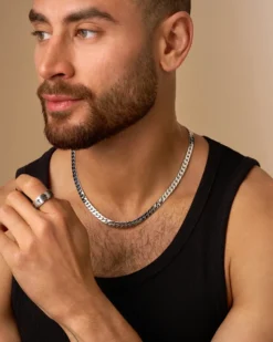 Bijou Brigitte Collana da uomo - Silver Necklace