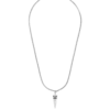 Bijou Brigitte Collana da uomo - Silver Spike