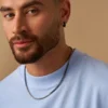 New Bijou Brigitte Collana da uomo - Steel Vibe