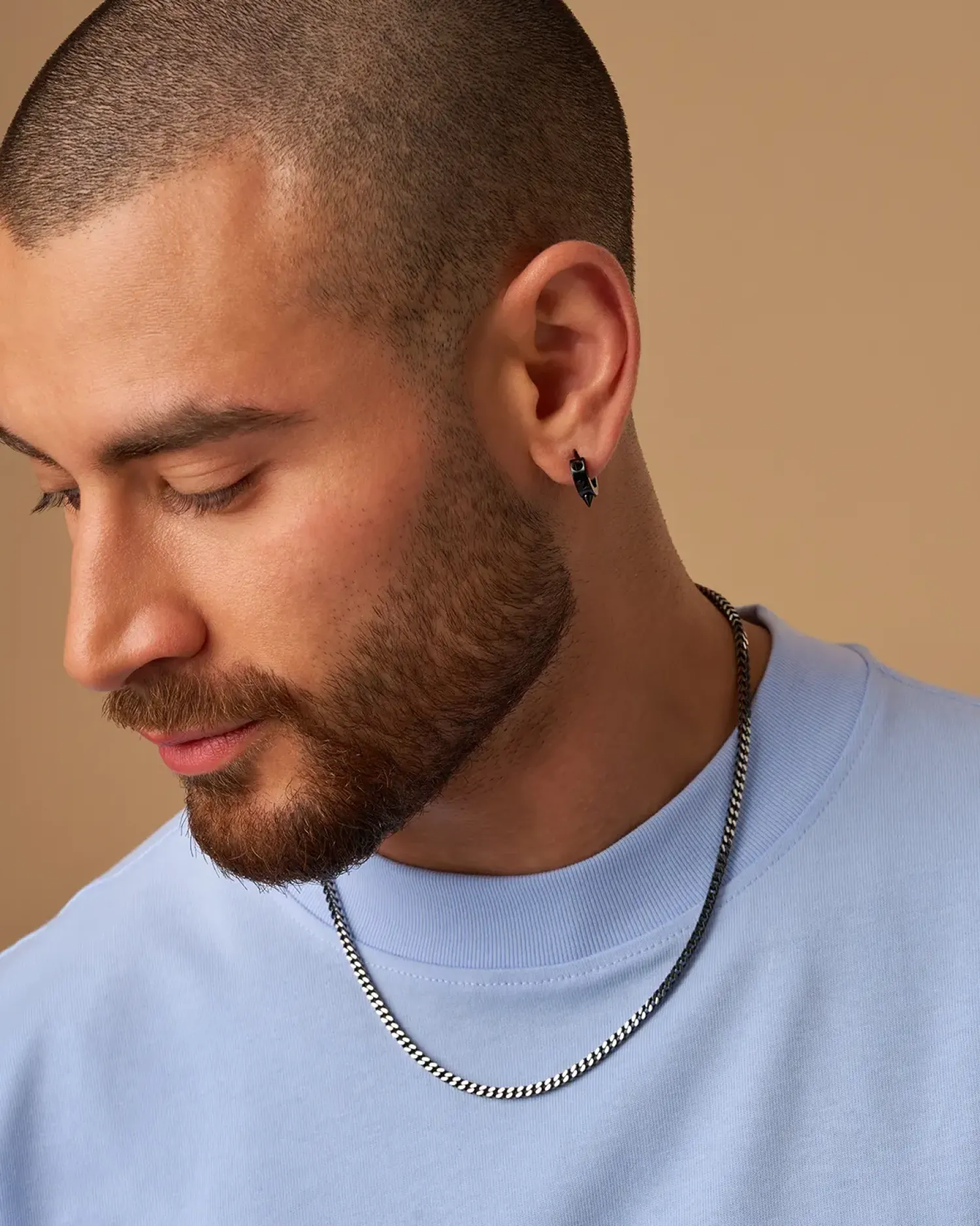 New Bijou Brigitte Collana da uomo - Steel Vibe