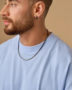 New Bijou Brigitte Collana da uomo - Steel Vibe