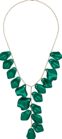Sale Bijou Brigitte Collana - Emerald Leaves