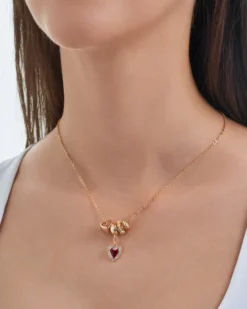 Clearance Bijou Brigitte Collana - Fuchsia Love