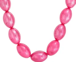 Clearance Bijou Brigitte Collana - Fuchsia Marble