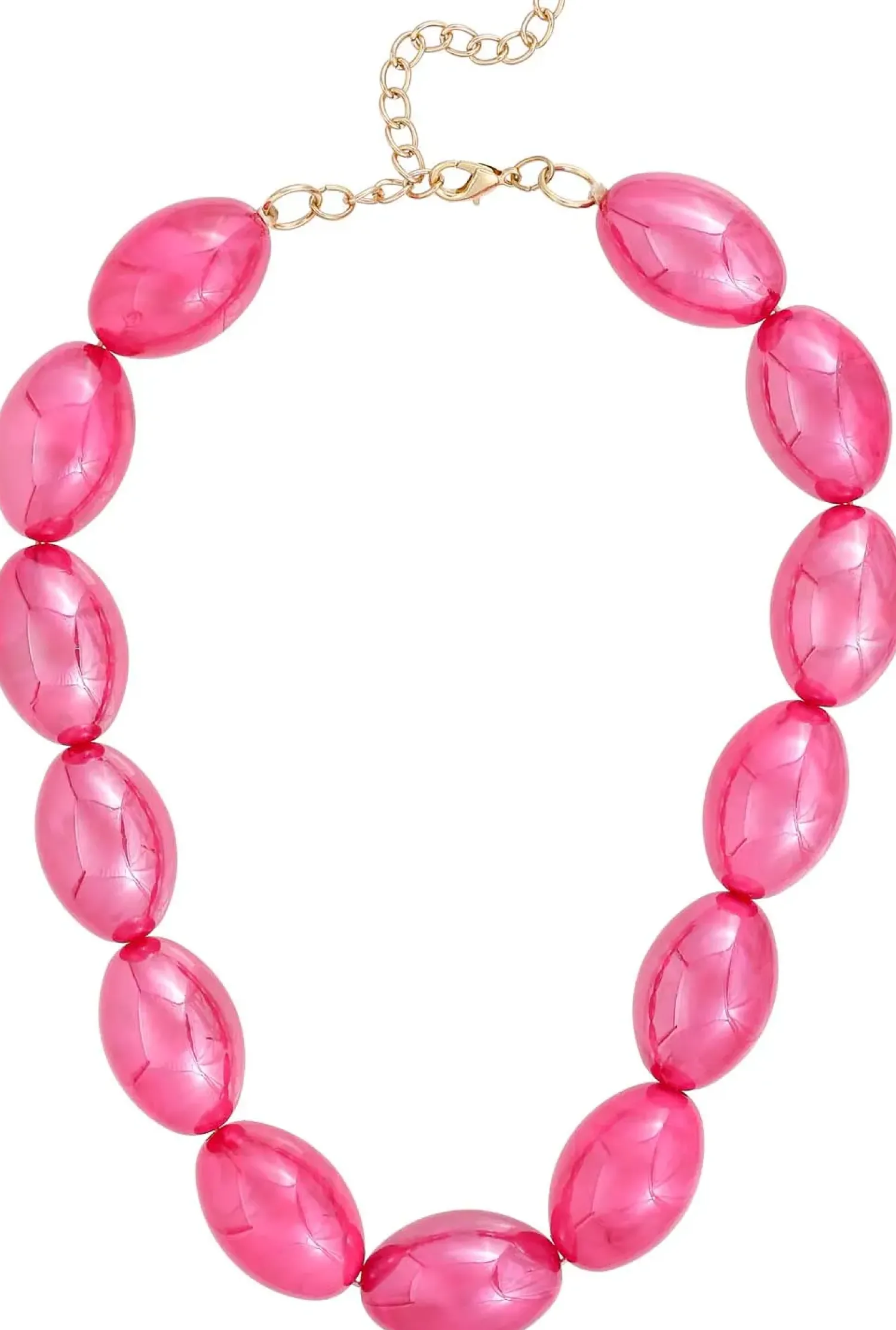 Clearance Bijou Brigitte Collana - Fuchsia Marble