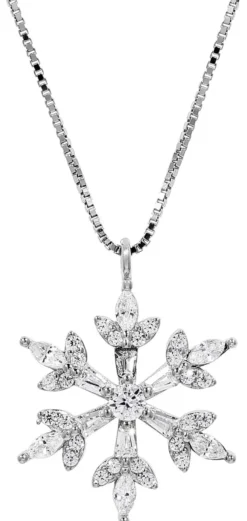 Bijou Brigitte Collana - Glitter Snowflake