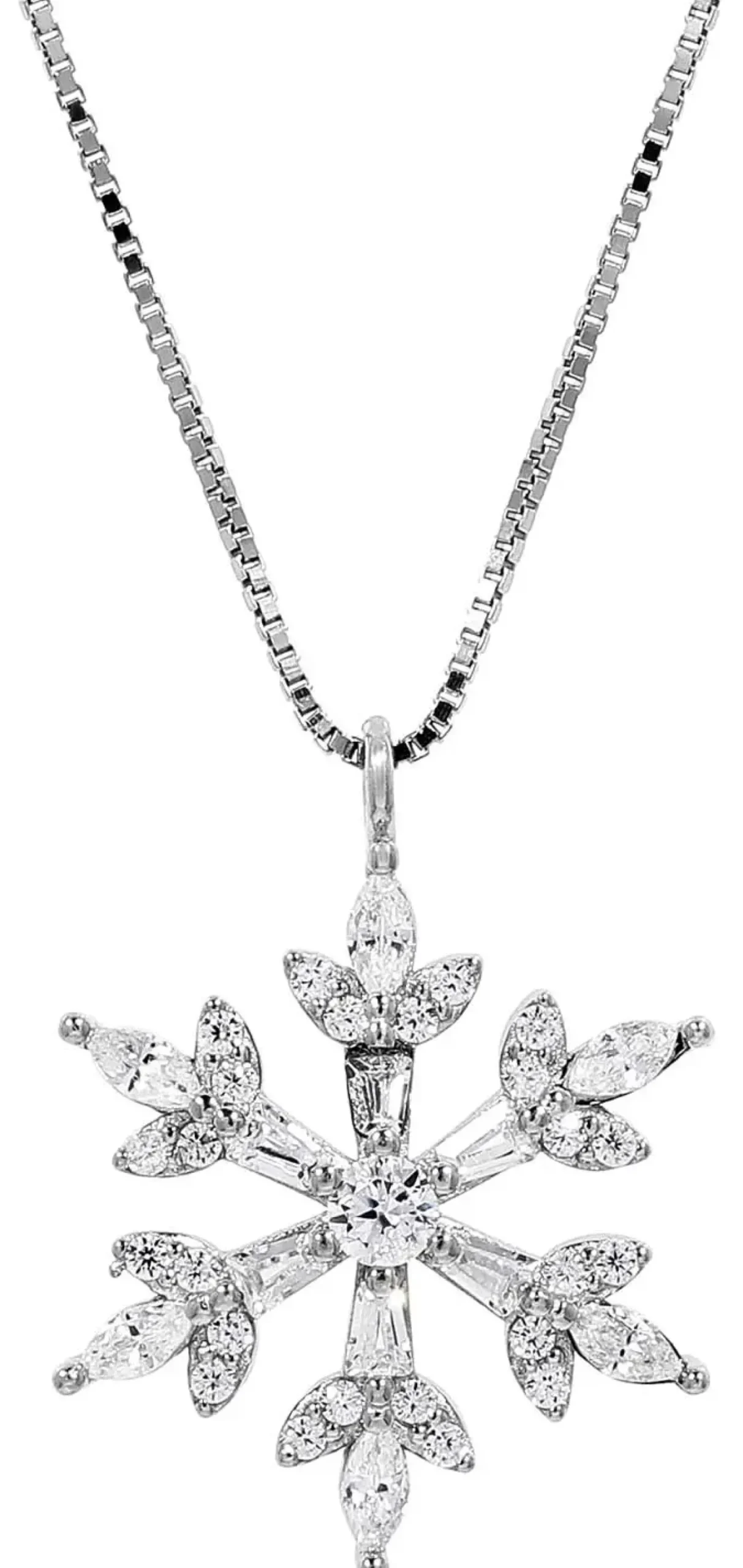 Bijou Brigitte Collana - Glitter Snowflake