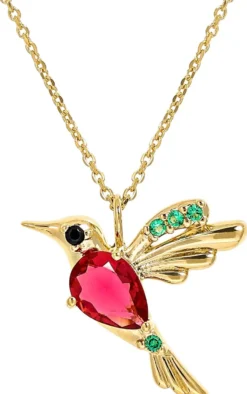 New Bijou Brigitte Collana - Golden Feathers