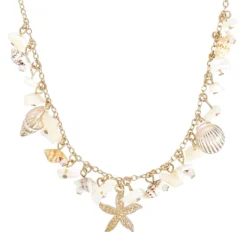 Sale Bijou Brigitte Collana - Golden Shells