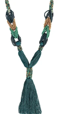 Hot Bijou Brigitte Collana - Green Beads