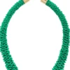 New Bijou Brigitte Collana - Green Cactus