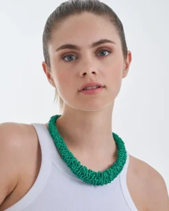 New Bijou Brigitte Collana - Green Cactus