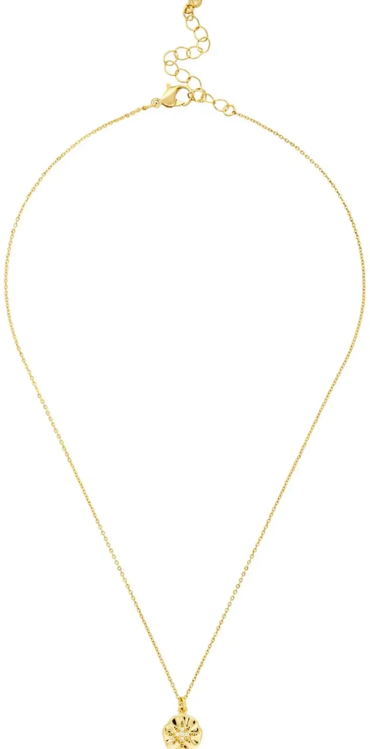 Hot Bijou Brigitte Collana - Hammered Plate