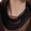 Clearance Bijou Brigitte Collana - Hematite Mesh