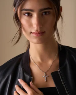 Online Bijou Brigitte Collana - Iced Cross