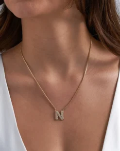 Best Bijou Brigitte Collana - Initial N