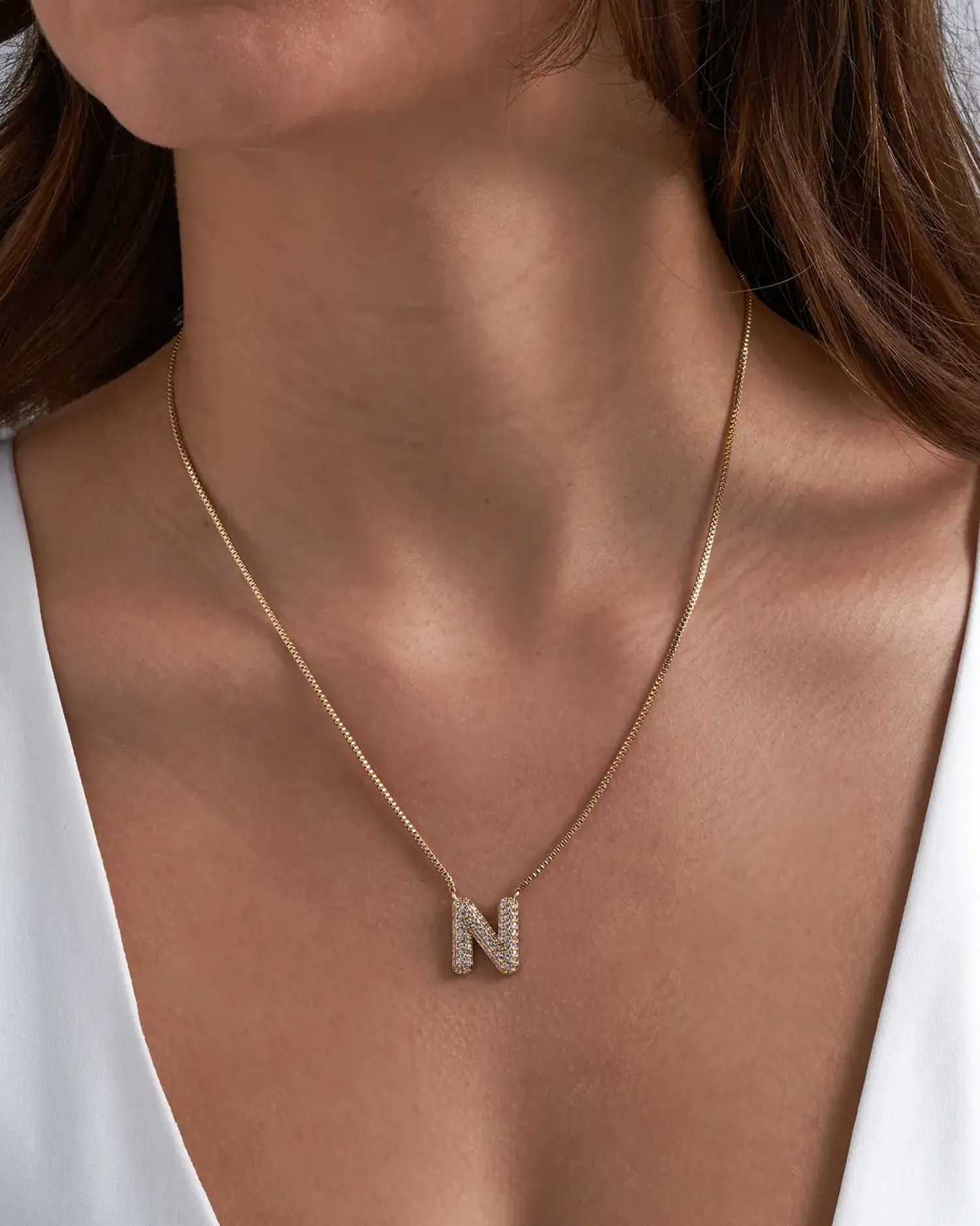 Best Bijou Brigitte Collana - Initial N