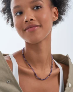 Sale Bijou Brigitte Collana - Lavender Amethyst