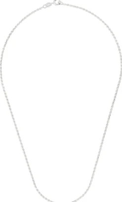 New Bijou Brigitte Collana - Long Silver Twist