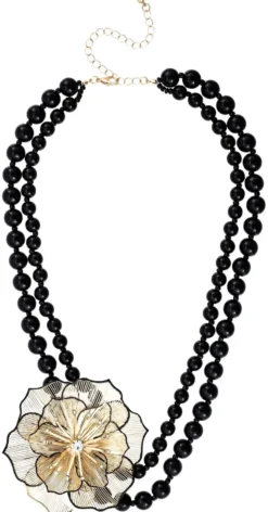 Outlet Bijou Brigitte Collana - Midnight Flower