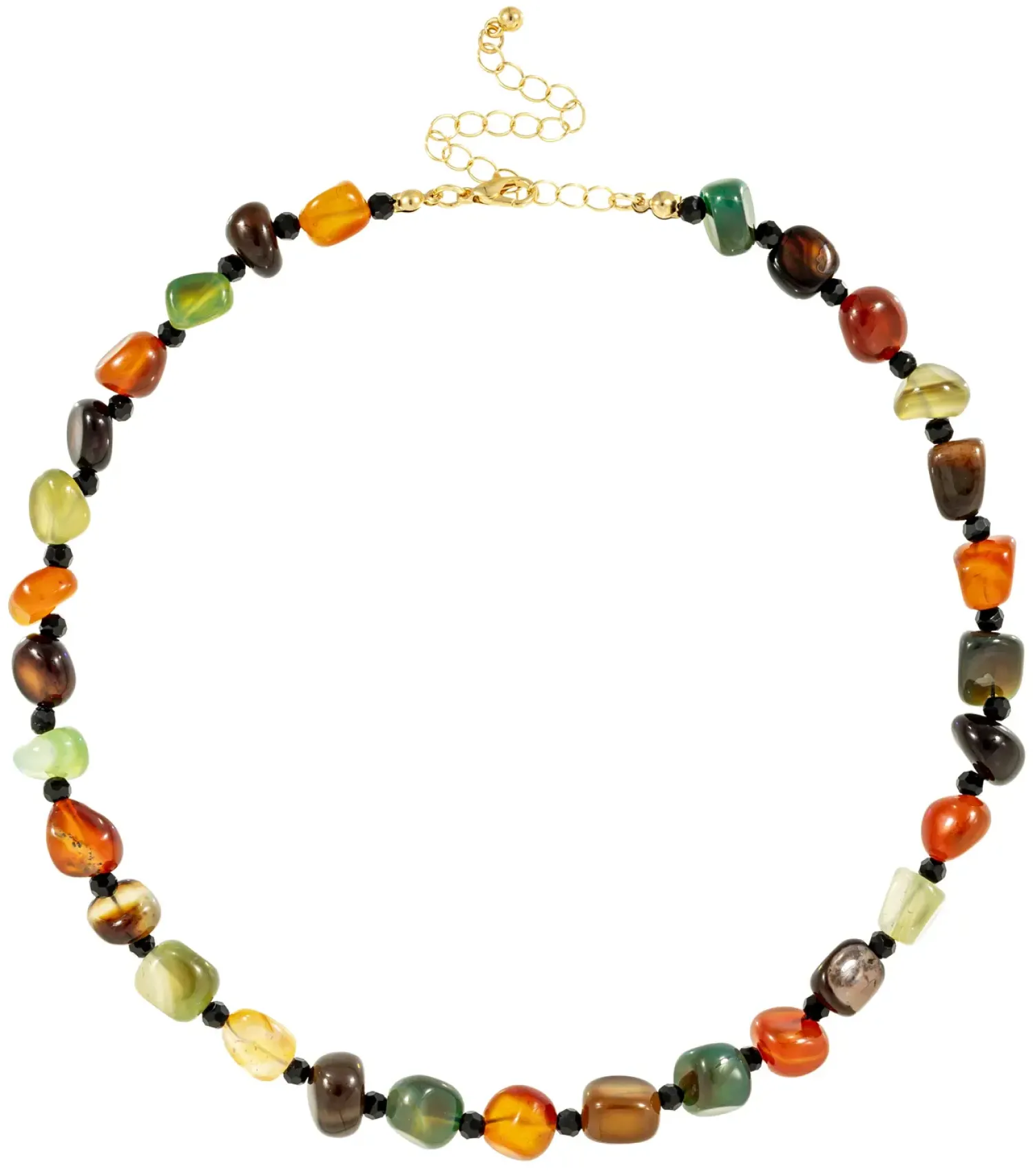 Outlet Bijou Brigitte Collana - Multicolor Agate