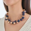 Bijou Brigitte Collana - Navy Pearls