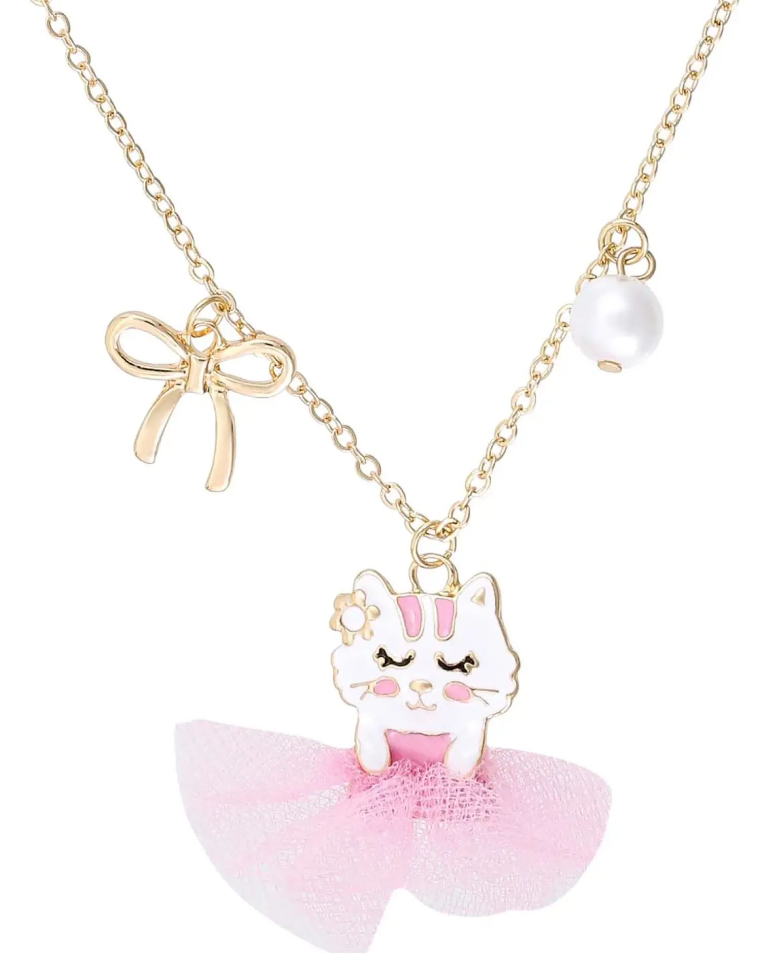 Clearance Bijou Brigitte Collana per bambini - Pink Ballet