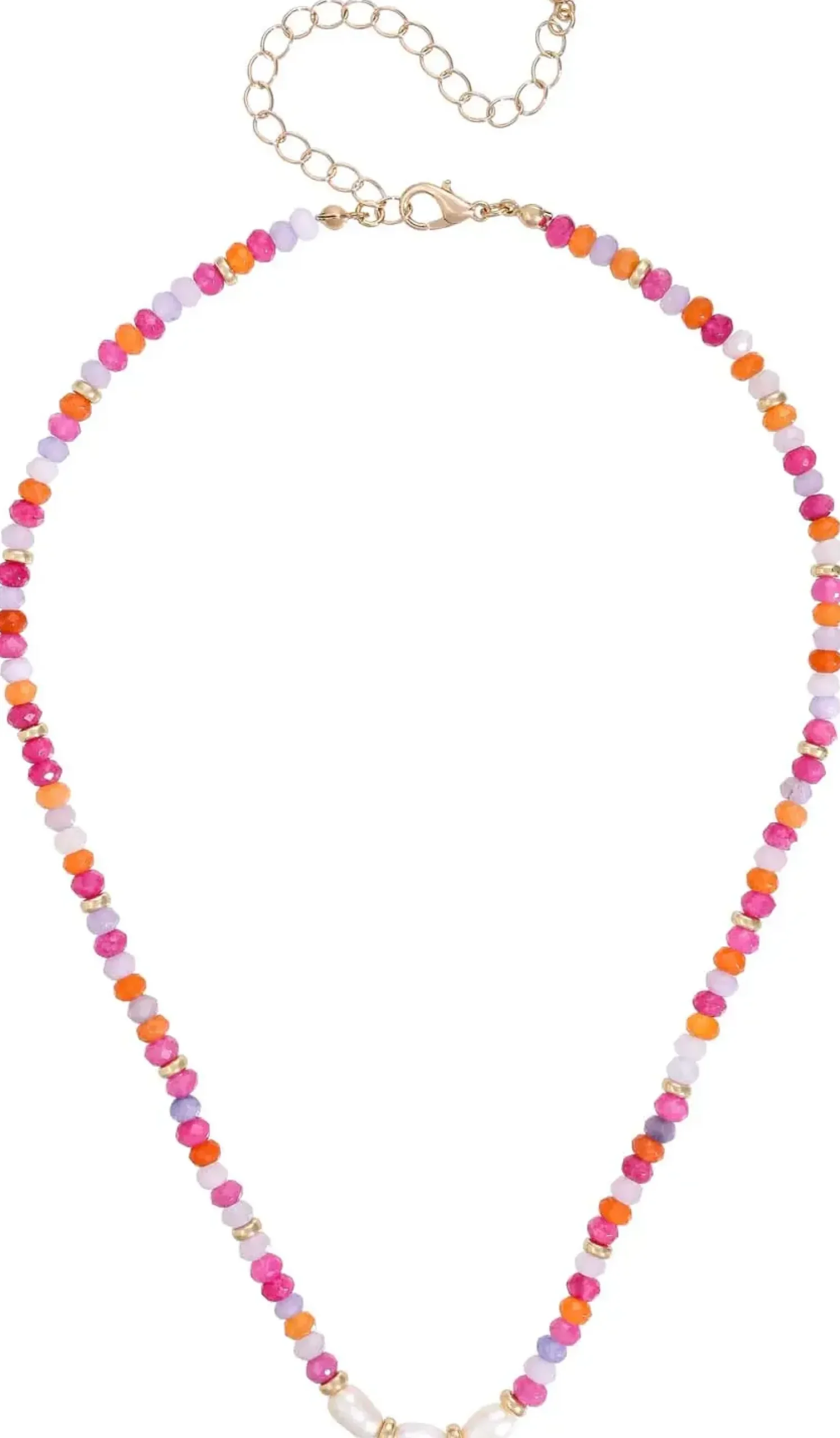 Sale Bijou Brigitte Collana - Pink Jade