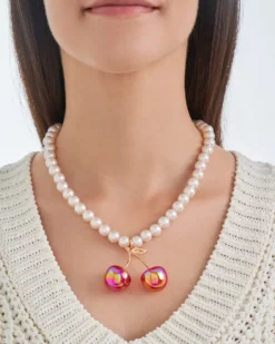 Hot Bijou Brigitte Collana - Rainbow Cherry