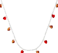 Online Bijou Brigitte Collana - Red Hearts