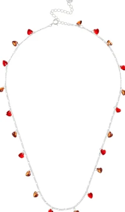Online Bijou Brigitte Collana - Red Hearts