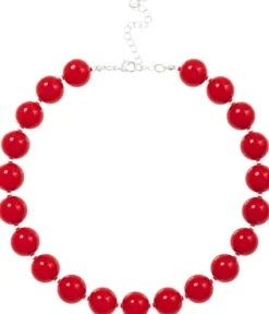 New Bijou Brigitte Collana - Red Sphere