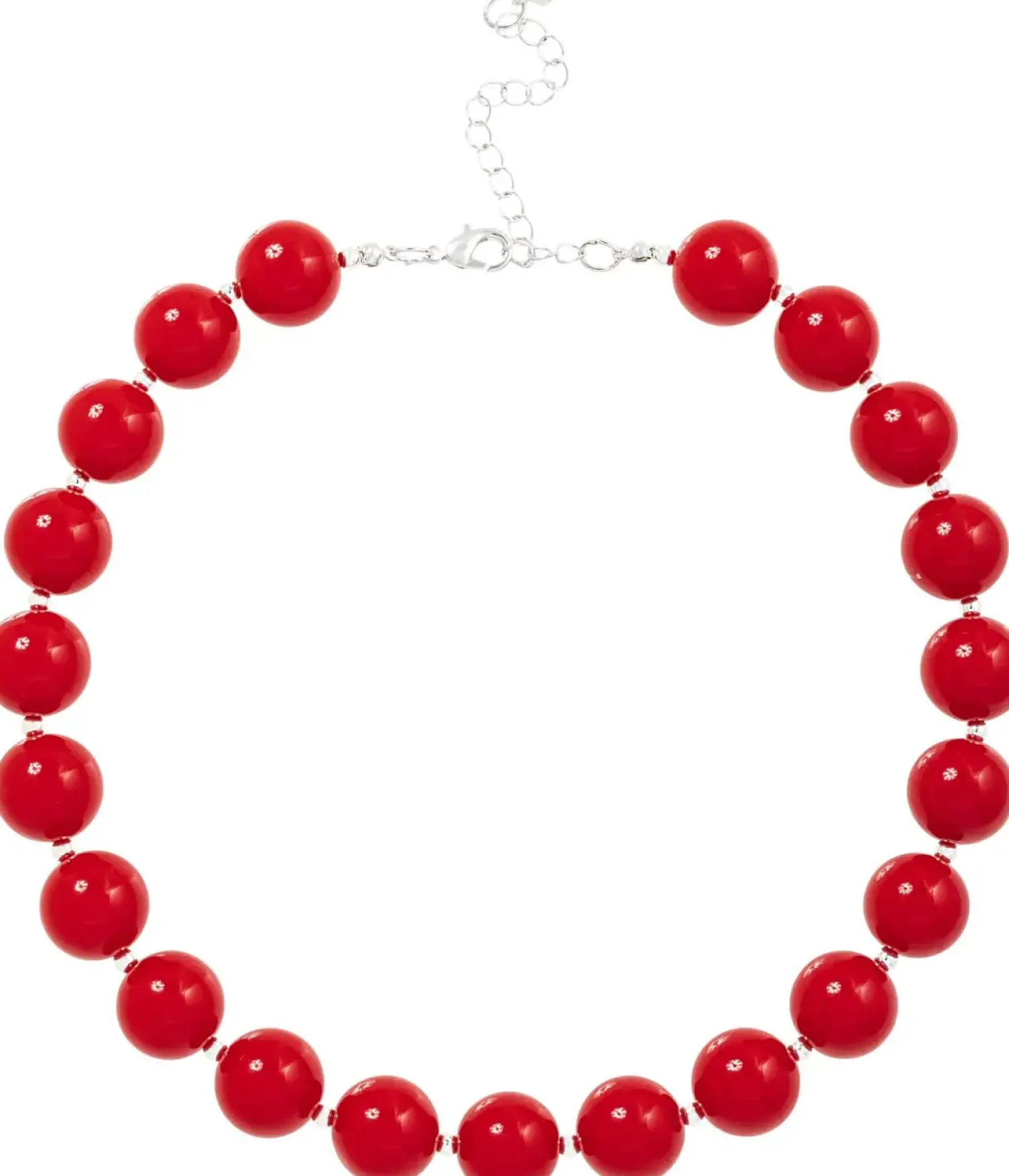 New Bijou Brigitte Collana - Red Sphere