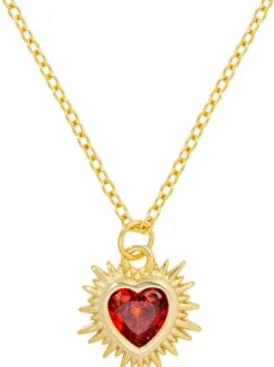 Clearance Bijou Brigitte Collana - Red Zirconia
