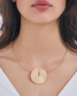 Hot Bijou Brigitte Collana - Round Gold