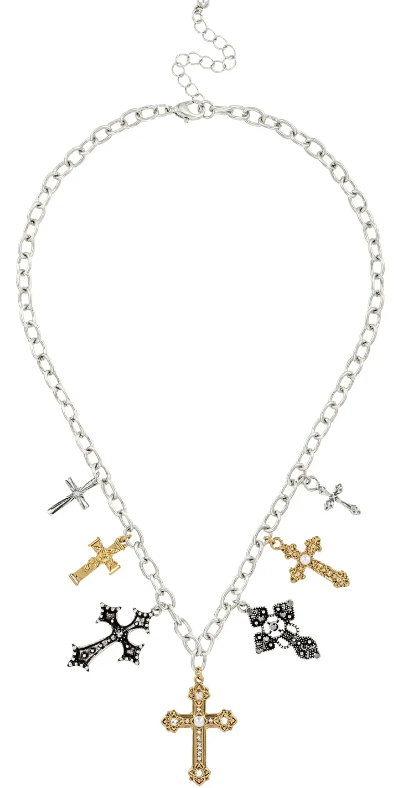 Sale Bijou Brigitte Collana - Sacred Crosses