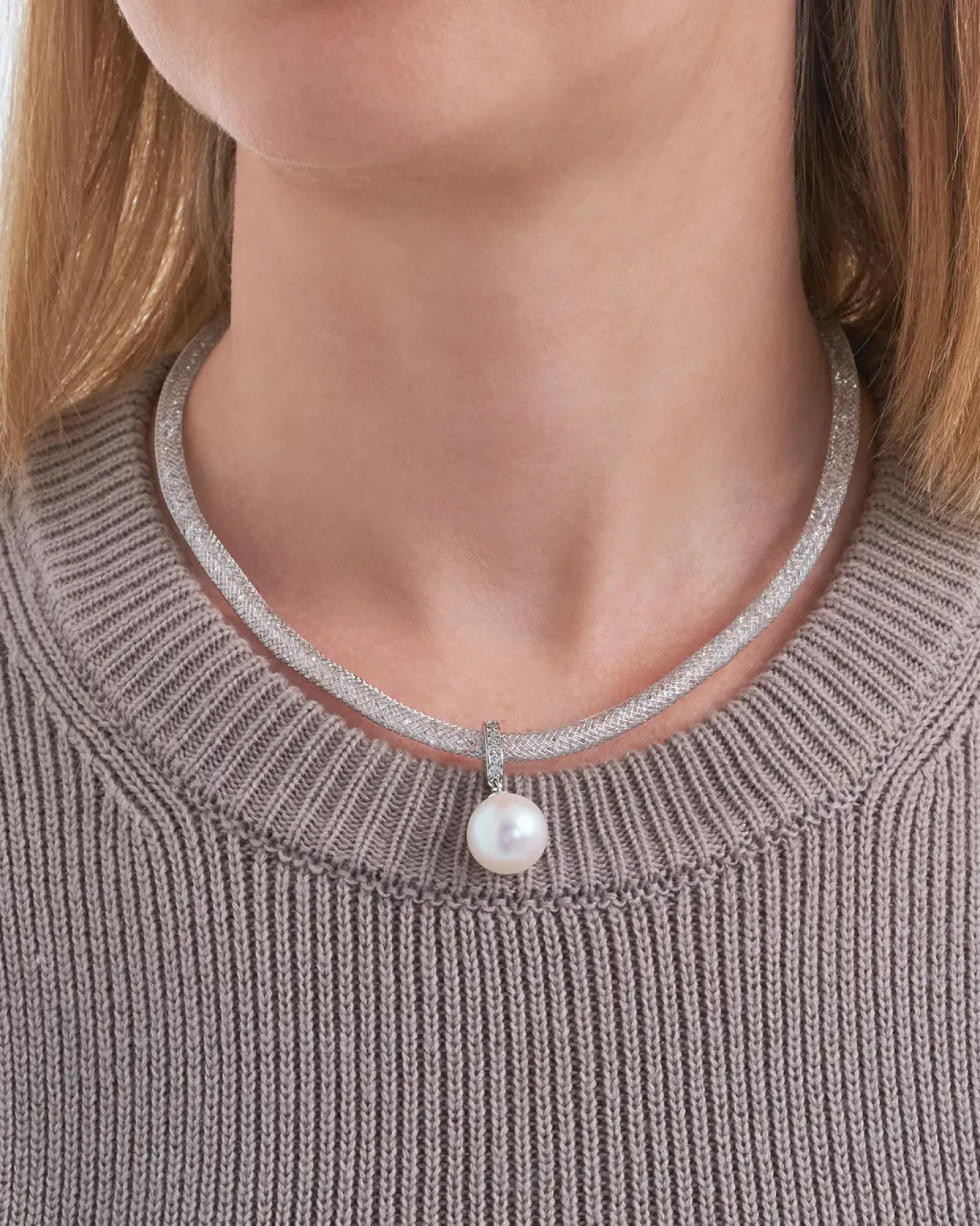 New Bijou Brigitte Collana - Shiny Mesh
