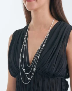 Clearance Bijou Brigitte Collana - Silver Dots