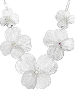 New Bijou Brigitte Collana - Silver Petal