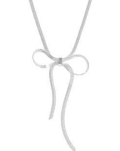 Clearance Bijou Brigitte Collana - Silver Ribbon