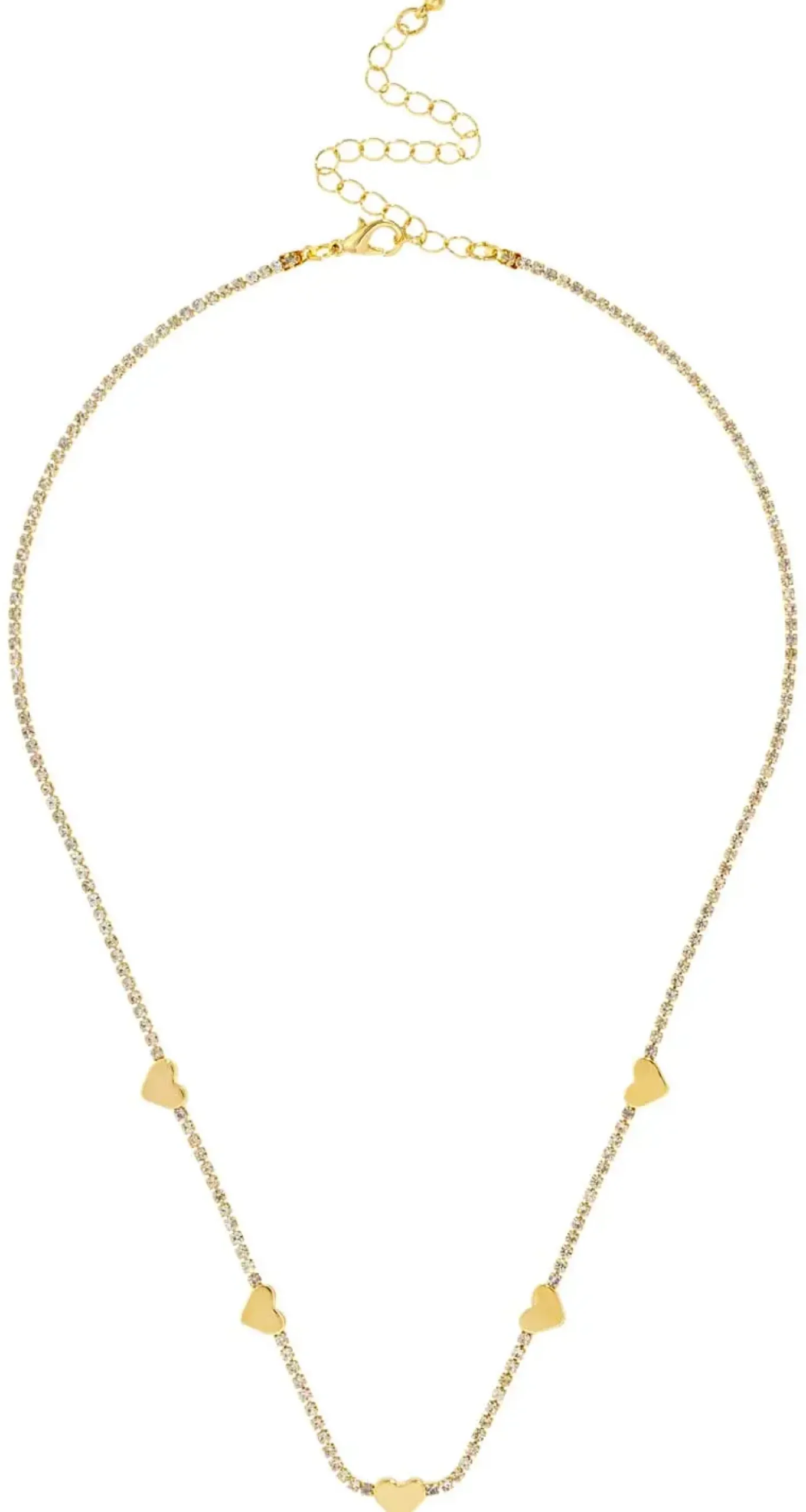New Bijou Brigitte Collana - Sparkle Hearts