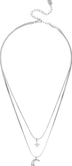 Online Bijou Brigitte Collana - Steel Moon